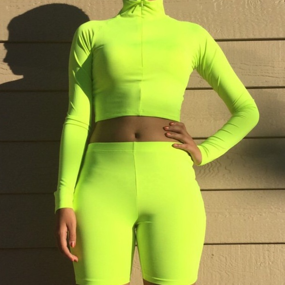 Green bodycon set